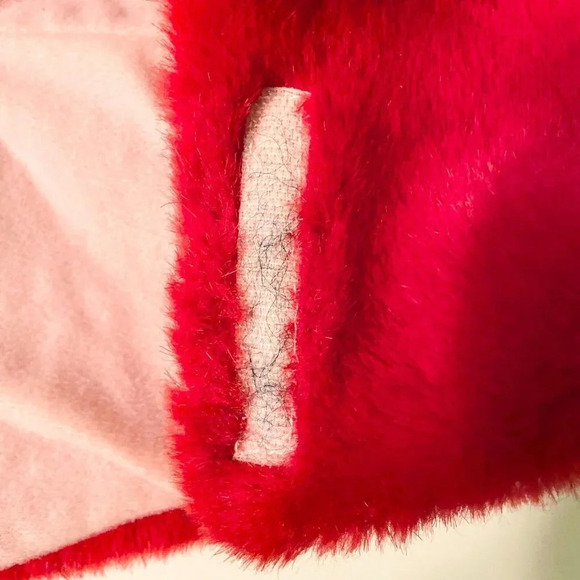 Vintage Kids Red Bird Hood Hat Made in  Taiwan One Size Mask - Picture 13 of 15